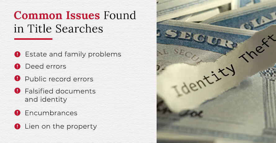 Common Issues Found in Title Searches