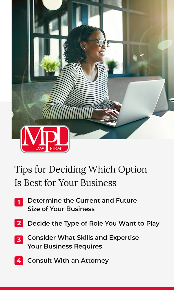 Tips for Deciding Which Option Is Best for Your Business