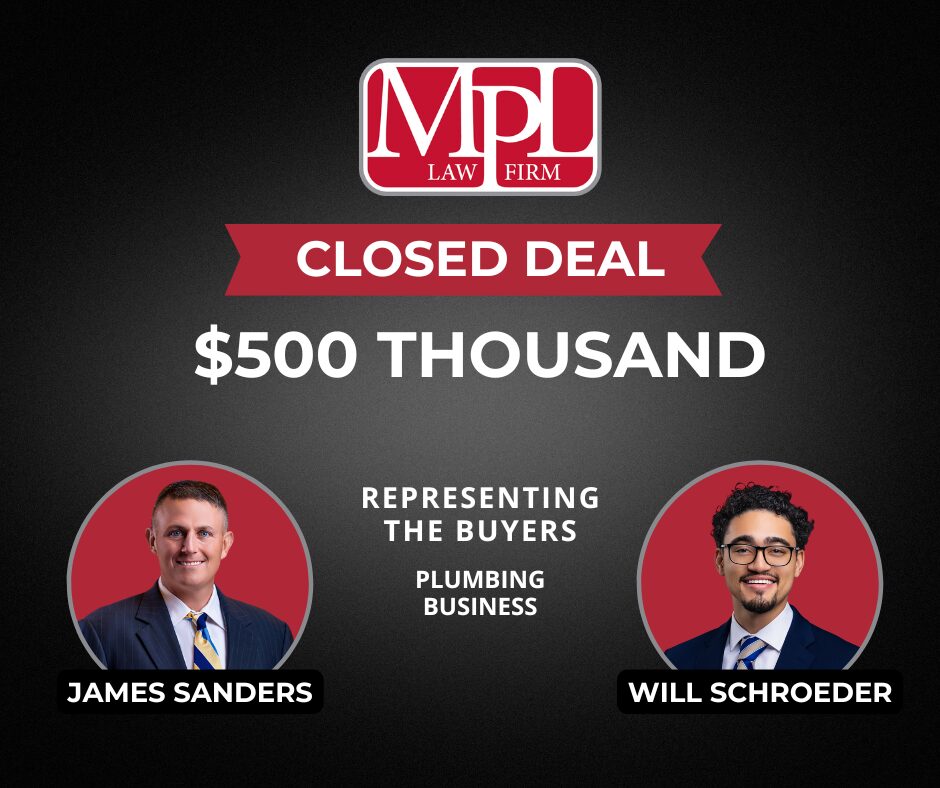 Closed Deal Plumbing